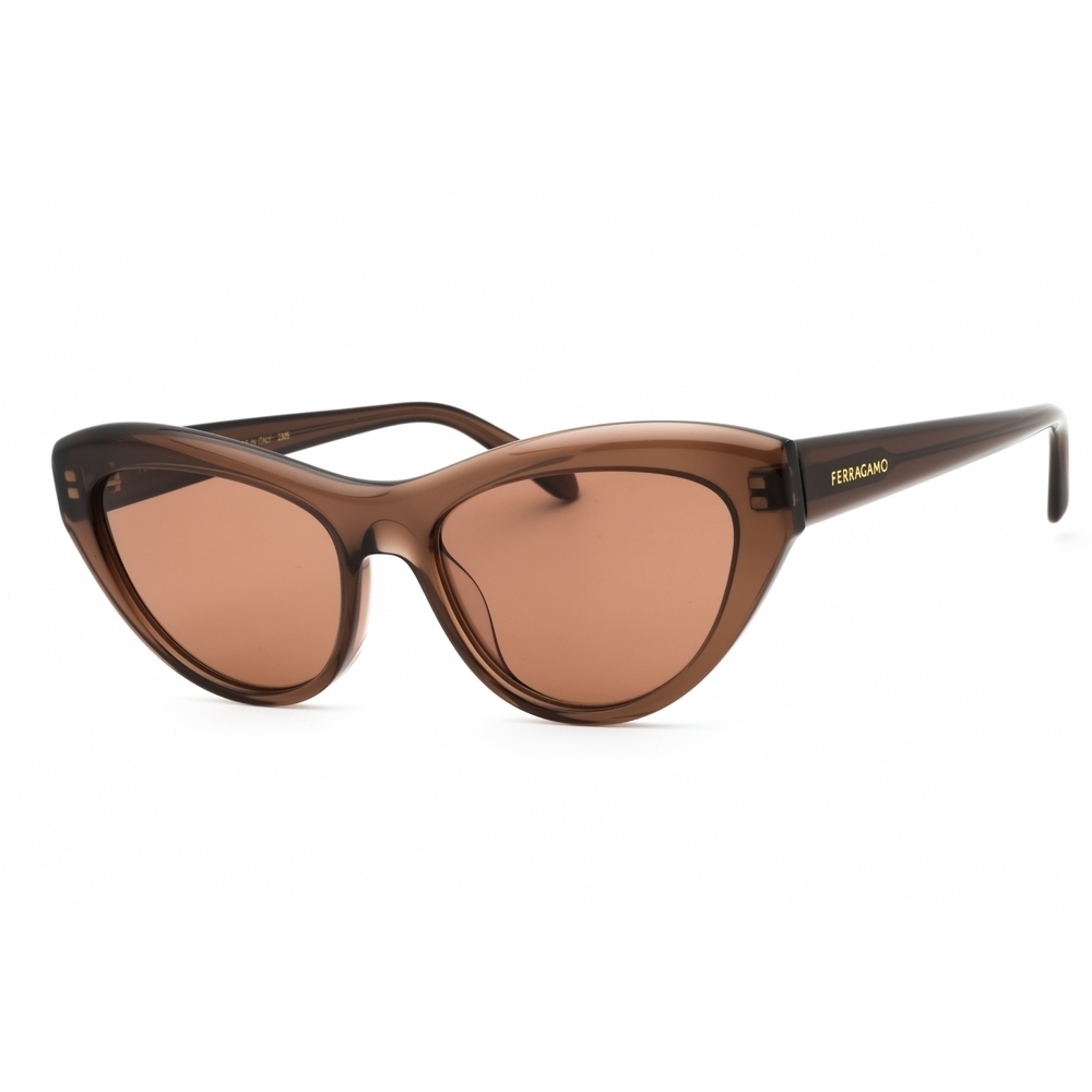 Salvatore Ferragamo SF1103S Sunglasses Transparent Brown Acetate Cat-Eye